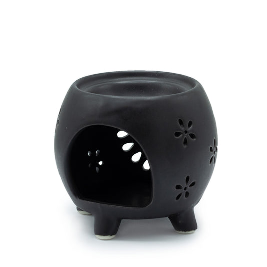 Brûleur à huile de type pot - Noir mat