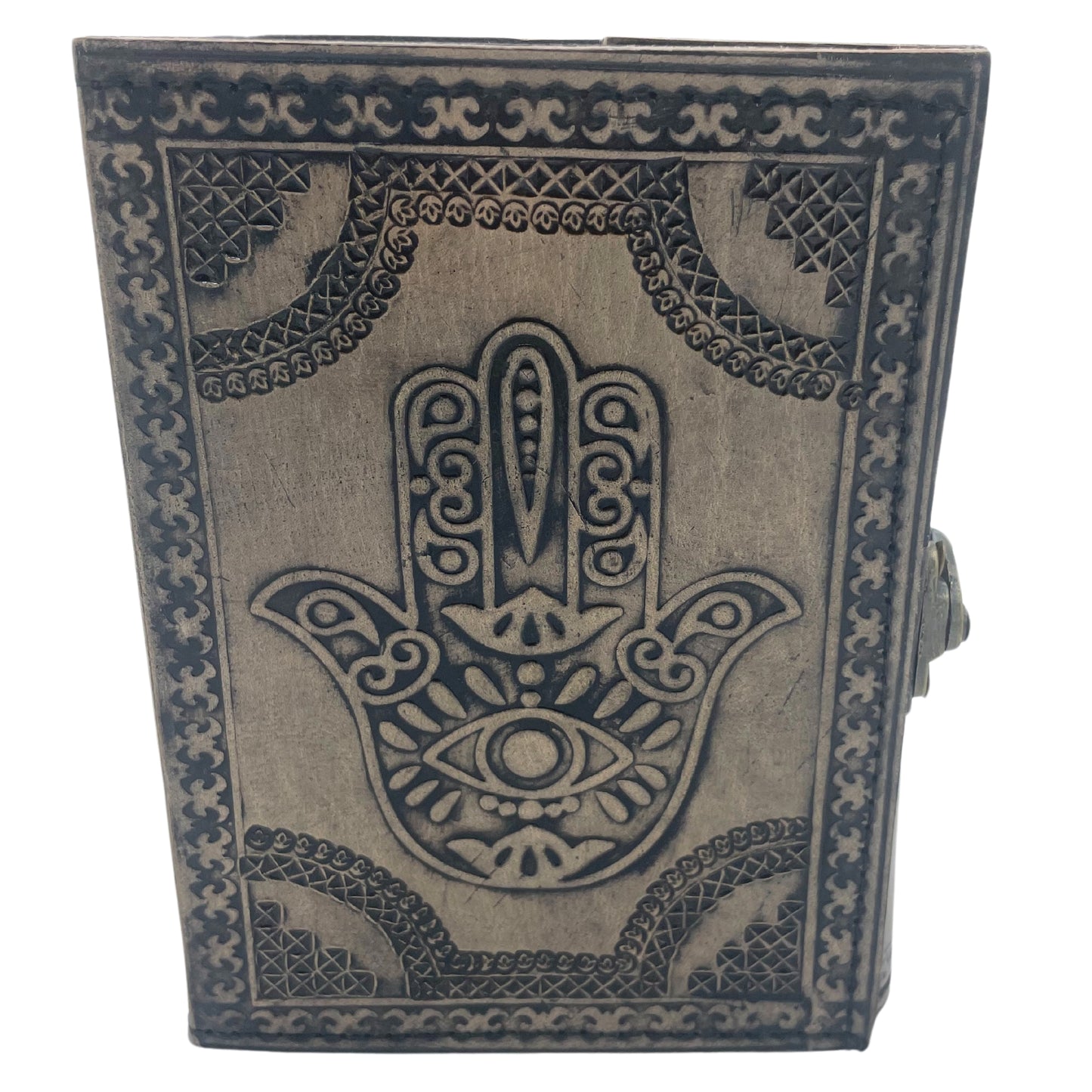 Carnet ésotérique Hamsa - Vintage avec bord cousu