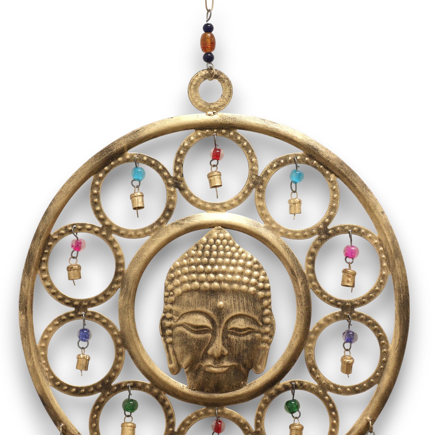 Cloches indiennes - Bouddha aux 15 cloches - 36 cm