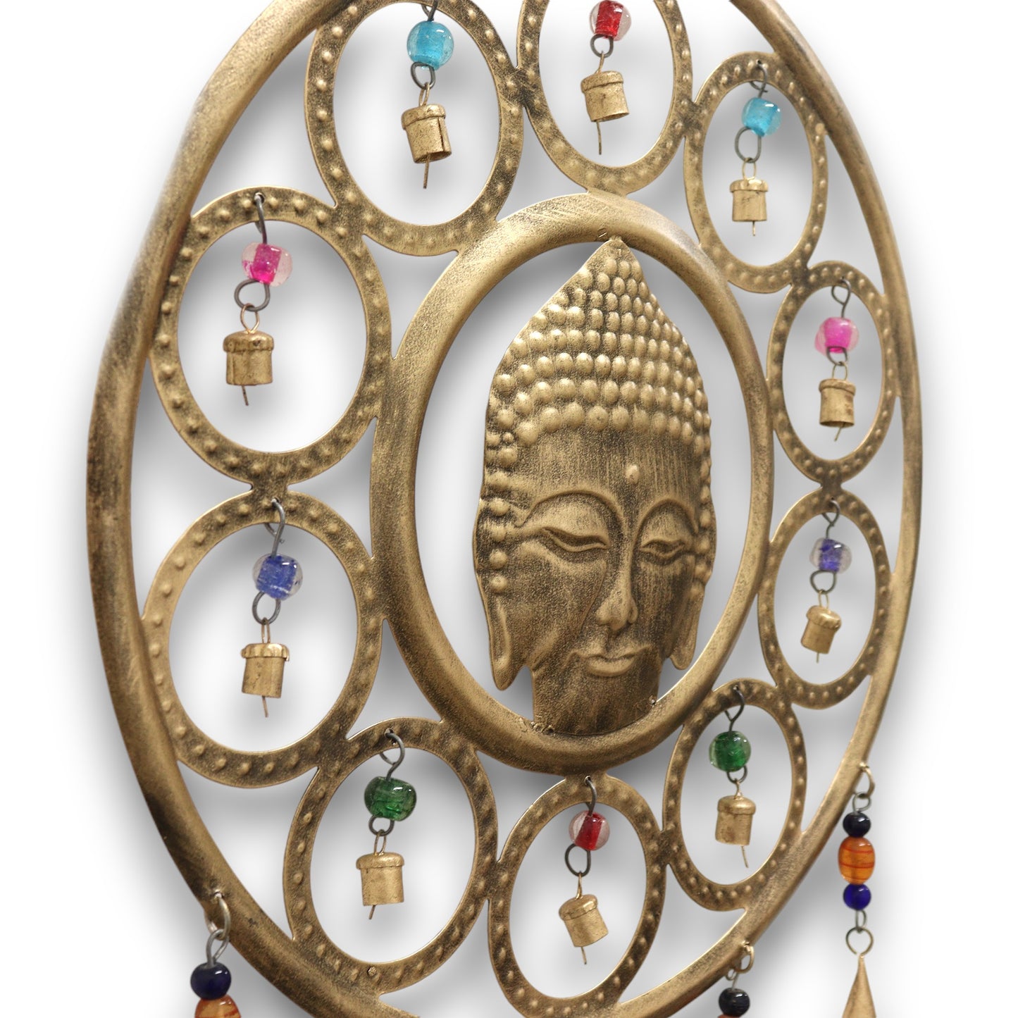 Cloches indiennes - Bouddha aux 15 cloches - 36 cm