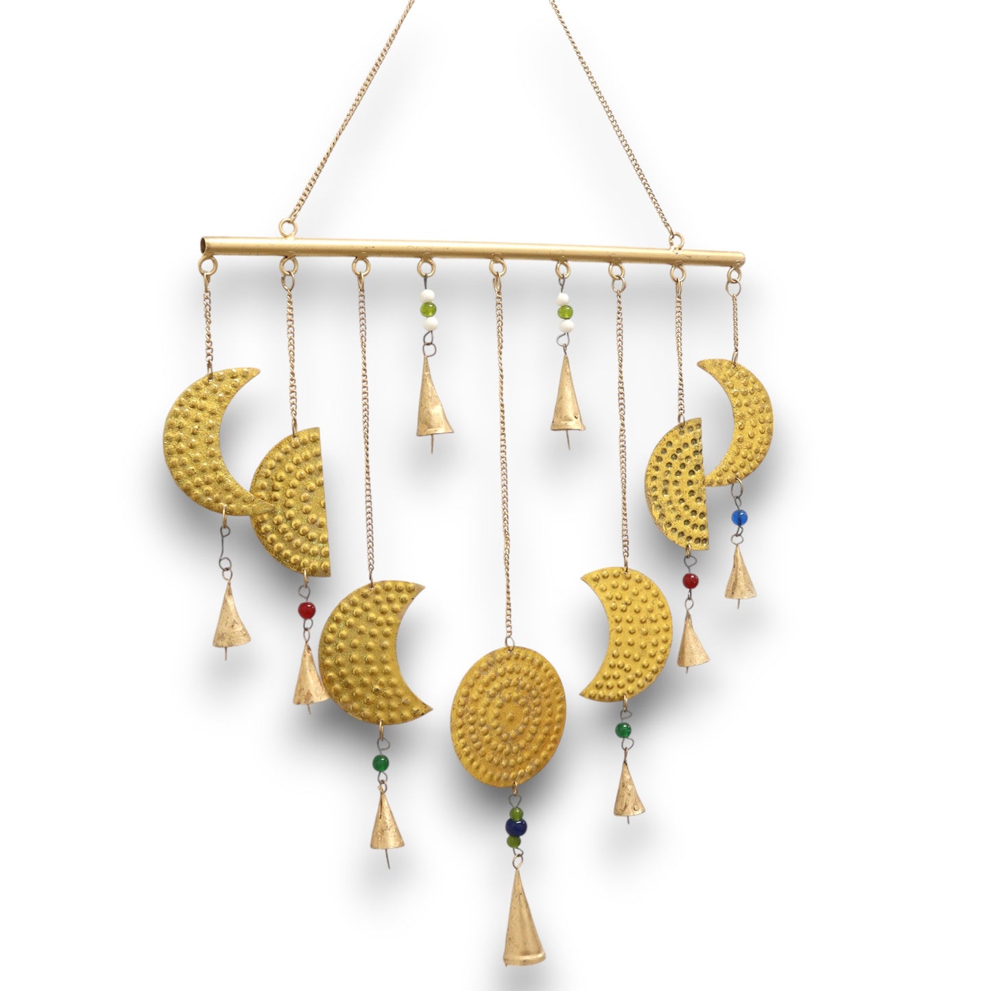 Cloches indiennes - Phases de la lune - 43x40cm