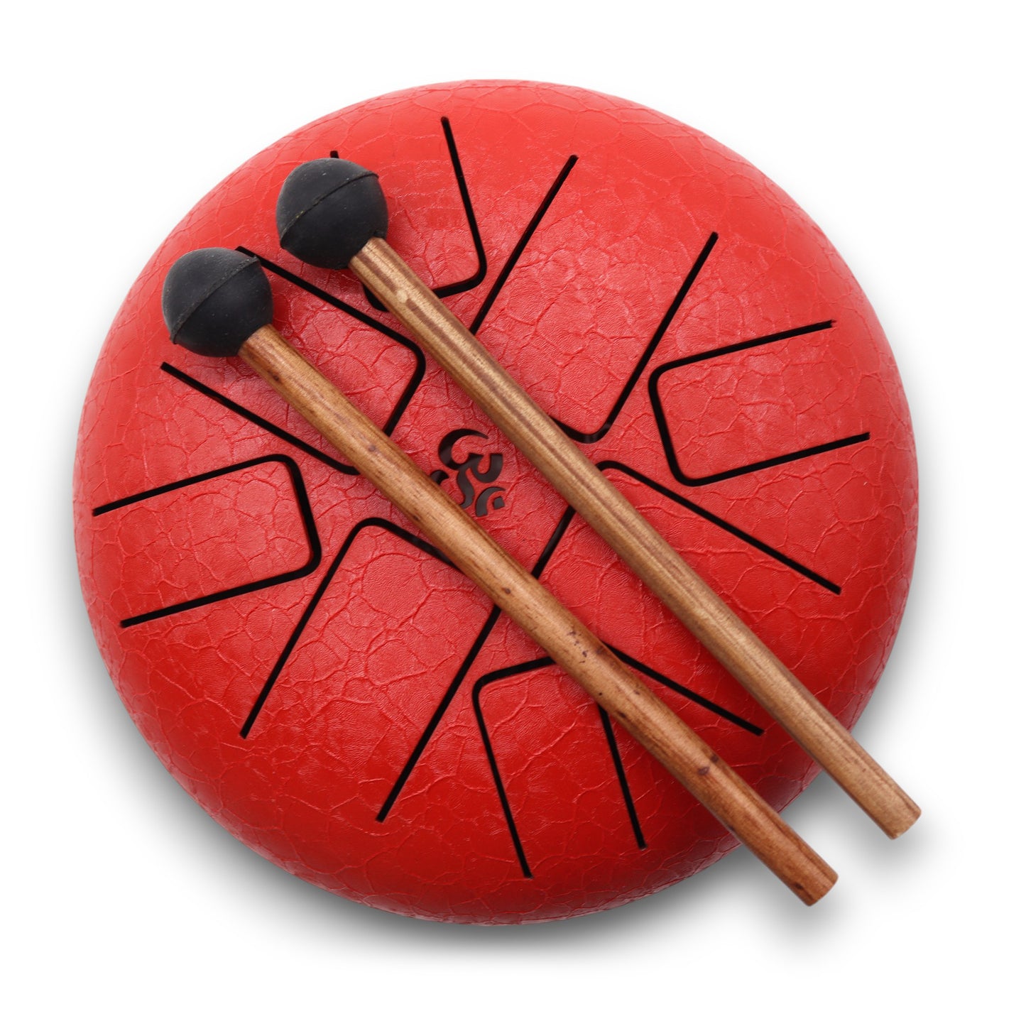Tambour Hapi Om rouge - 16 cm