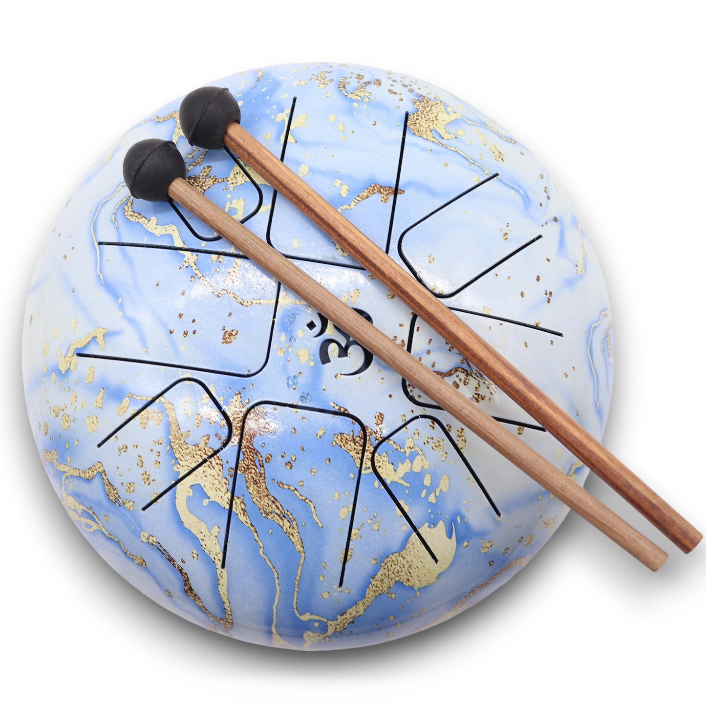Tambour Hapi Medium Bleu Ciel - 22x18cm