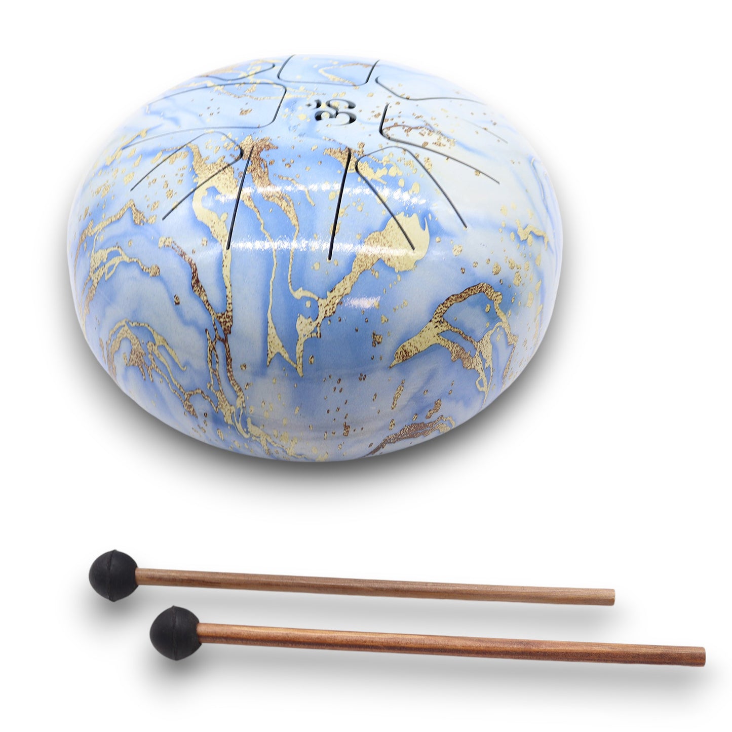 Tambour Hapi Medium Bleu Ciel - 22x18cm