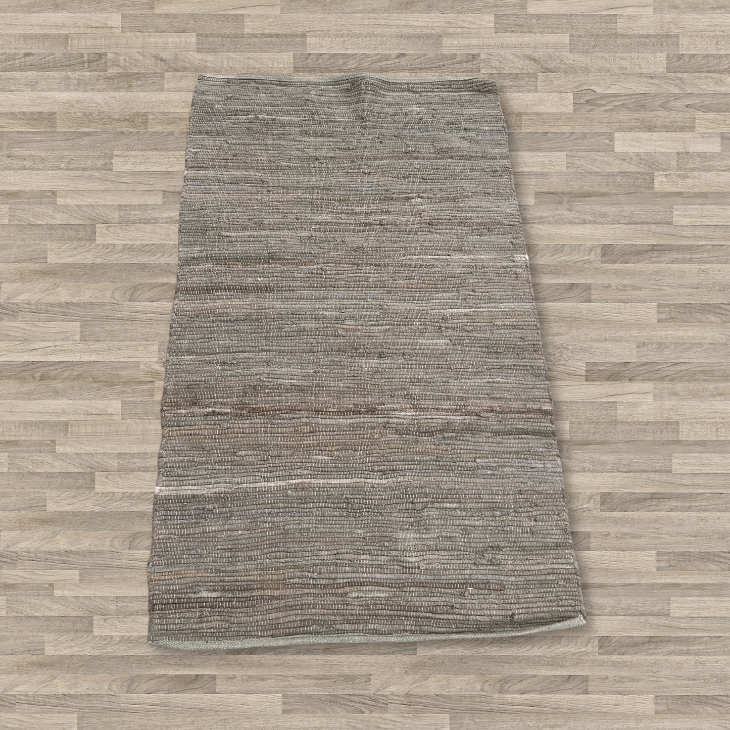 Grand tapis indien en coton tissé main - 130x170cm - Chacoal