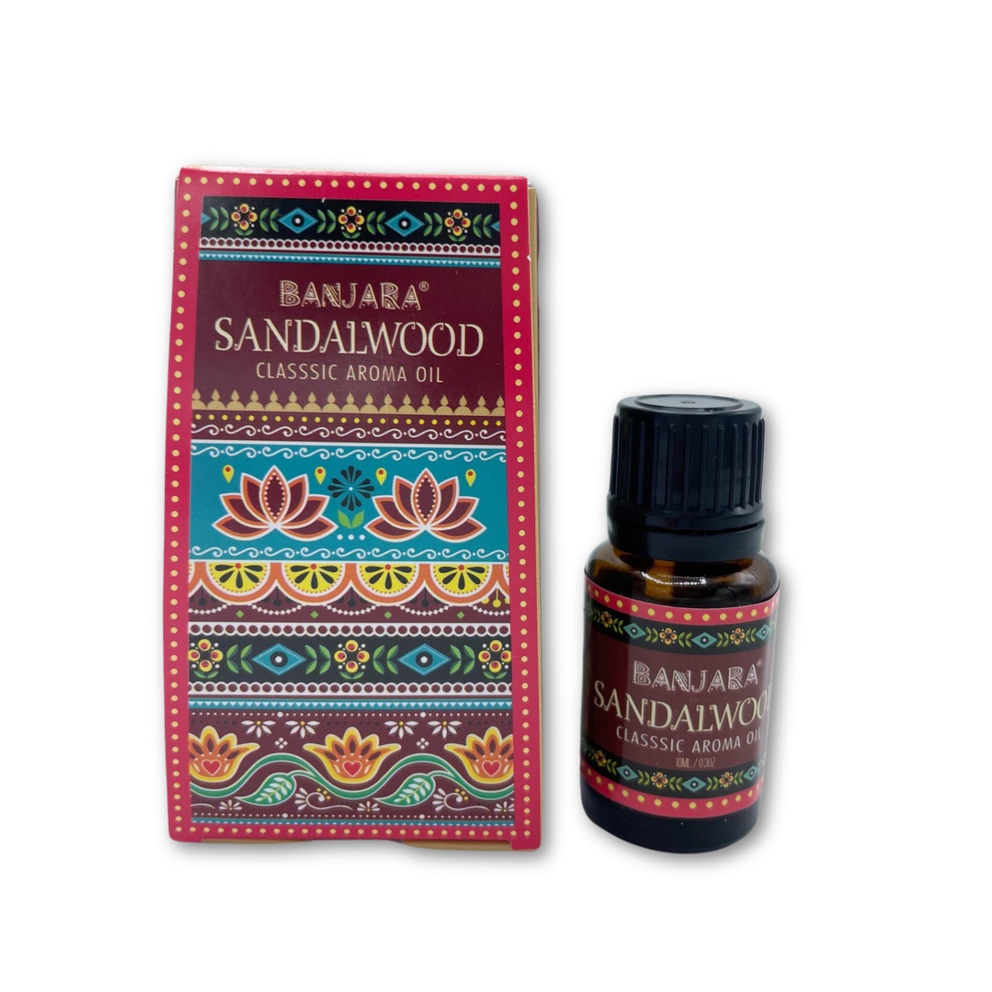 Huile parfumée indienne Banjara 10 ml - Bois de santal
