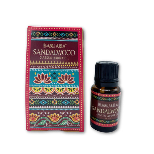 Huile parfumée indienne Banjara 10 ml - Bois de santal