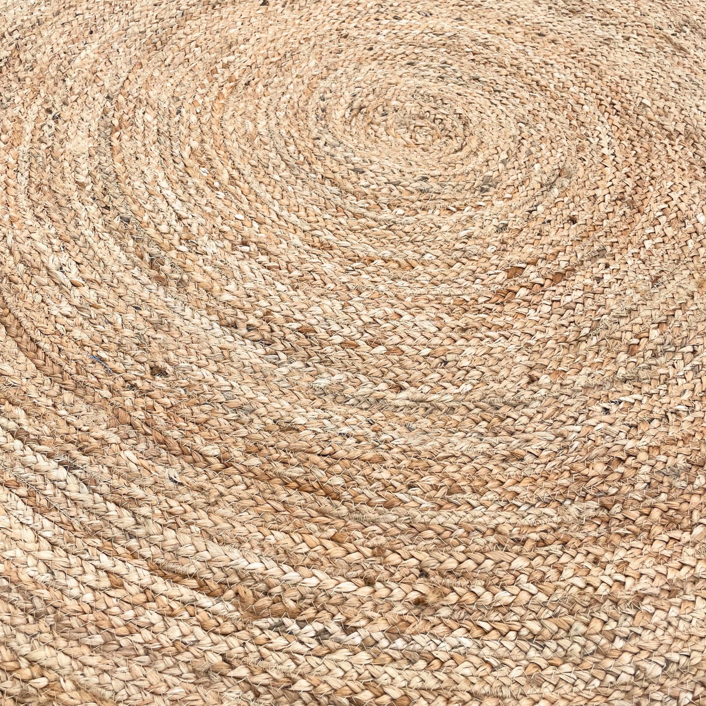 Grand tapis rond en jute 150 cm