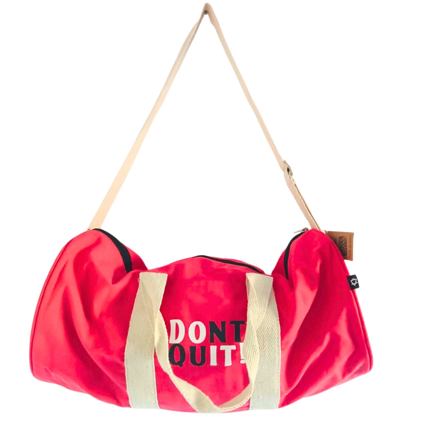 Sac de sport « Don't Give Up » - Rose cerise