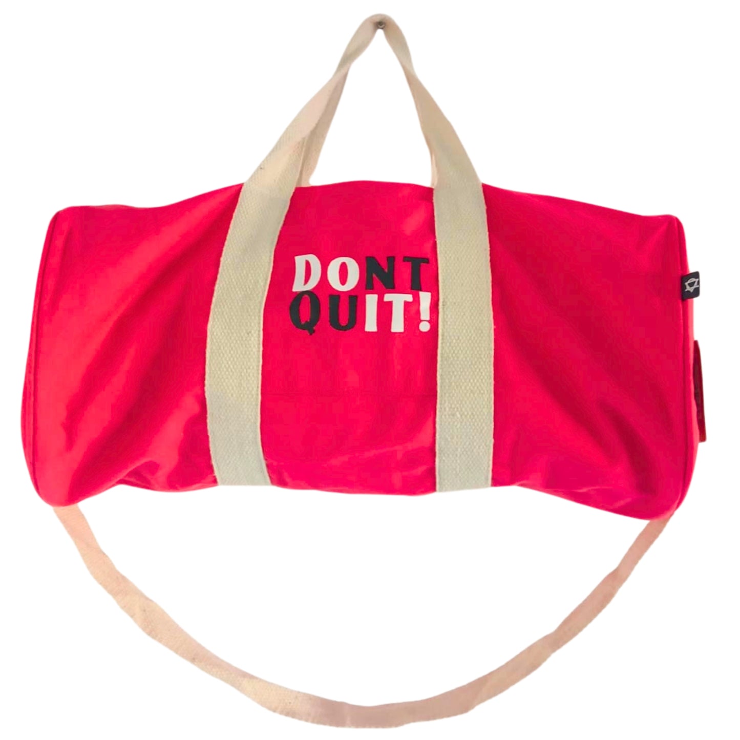Sac de sport « Don't Give Up » - Rose cerise