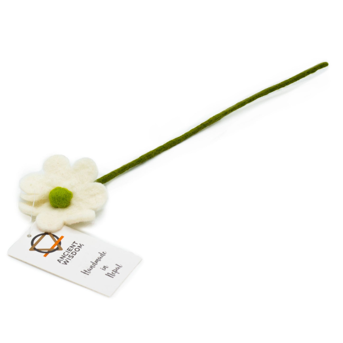 6 x Fleurs en feutre - Marguerite (couleurs assorties)