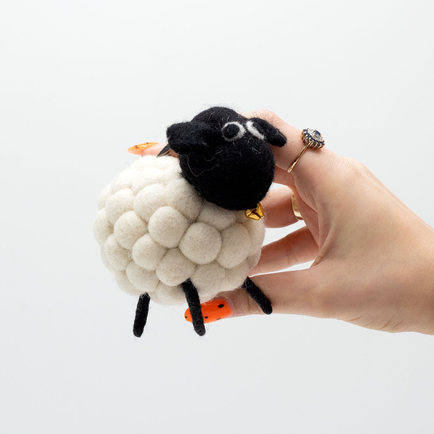 Mouton en feutre - Blanc