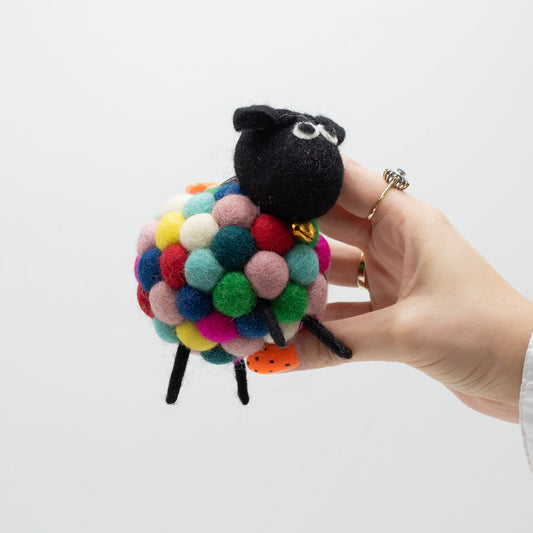 Mouton en feutre - Multicolore