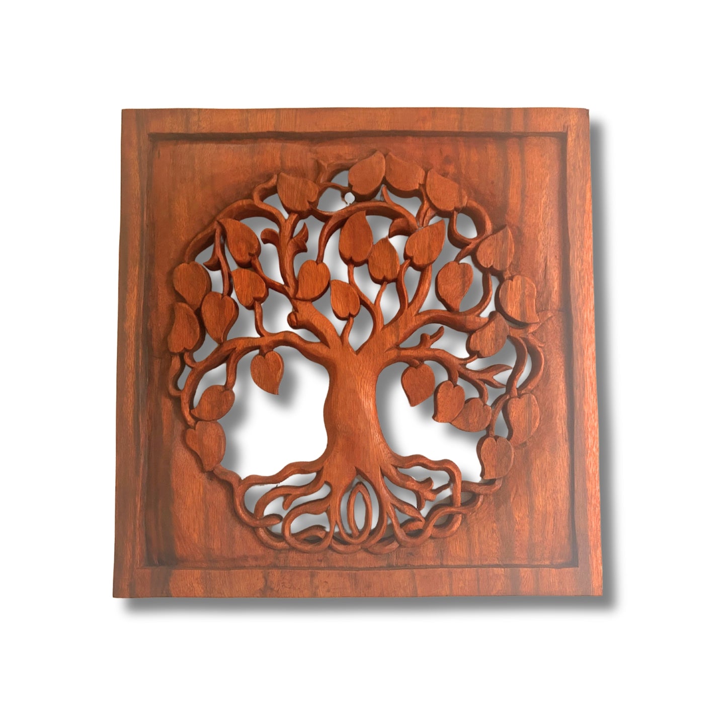 Panneau décoratif en bois Arbre de vie 40x40cm