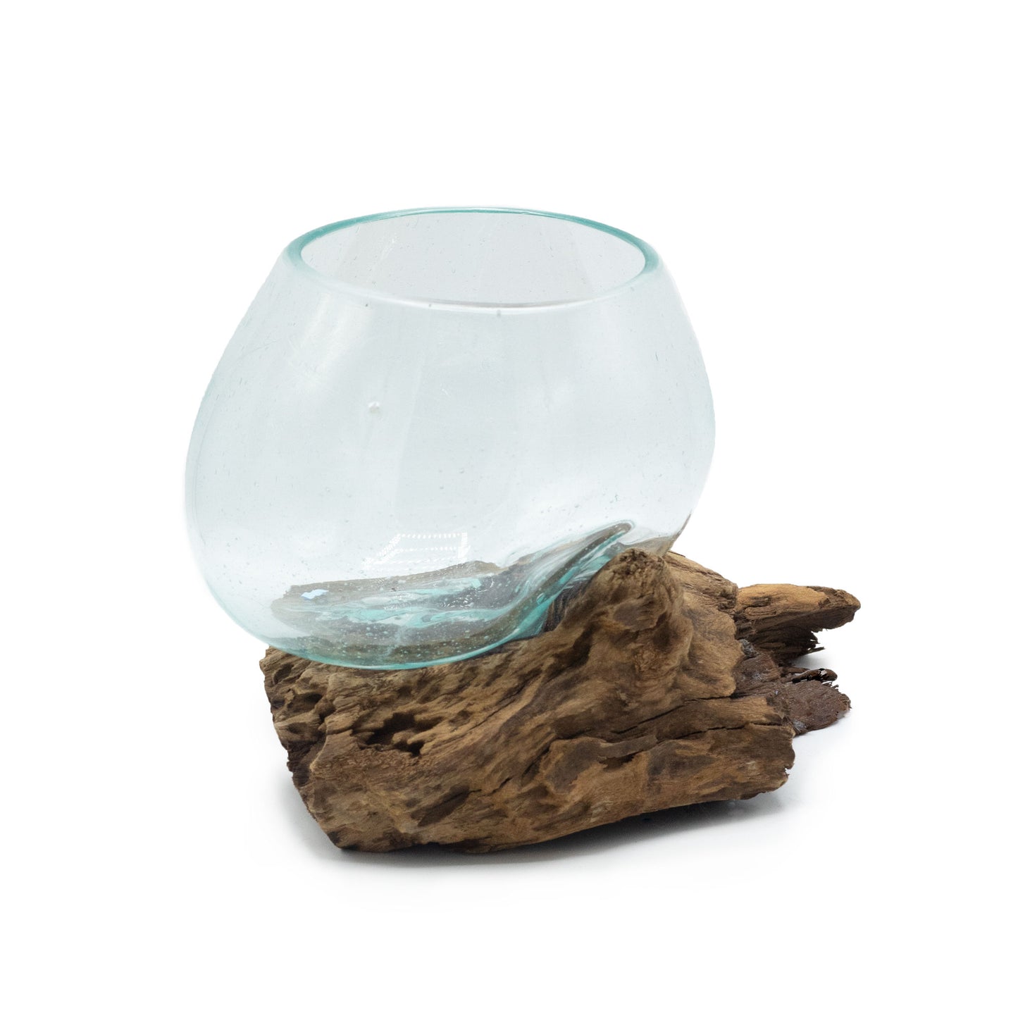 Verre fusionné sur bois - Bol moyen