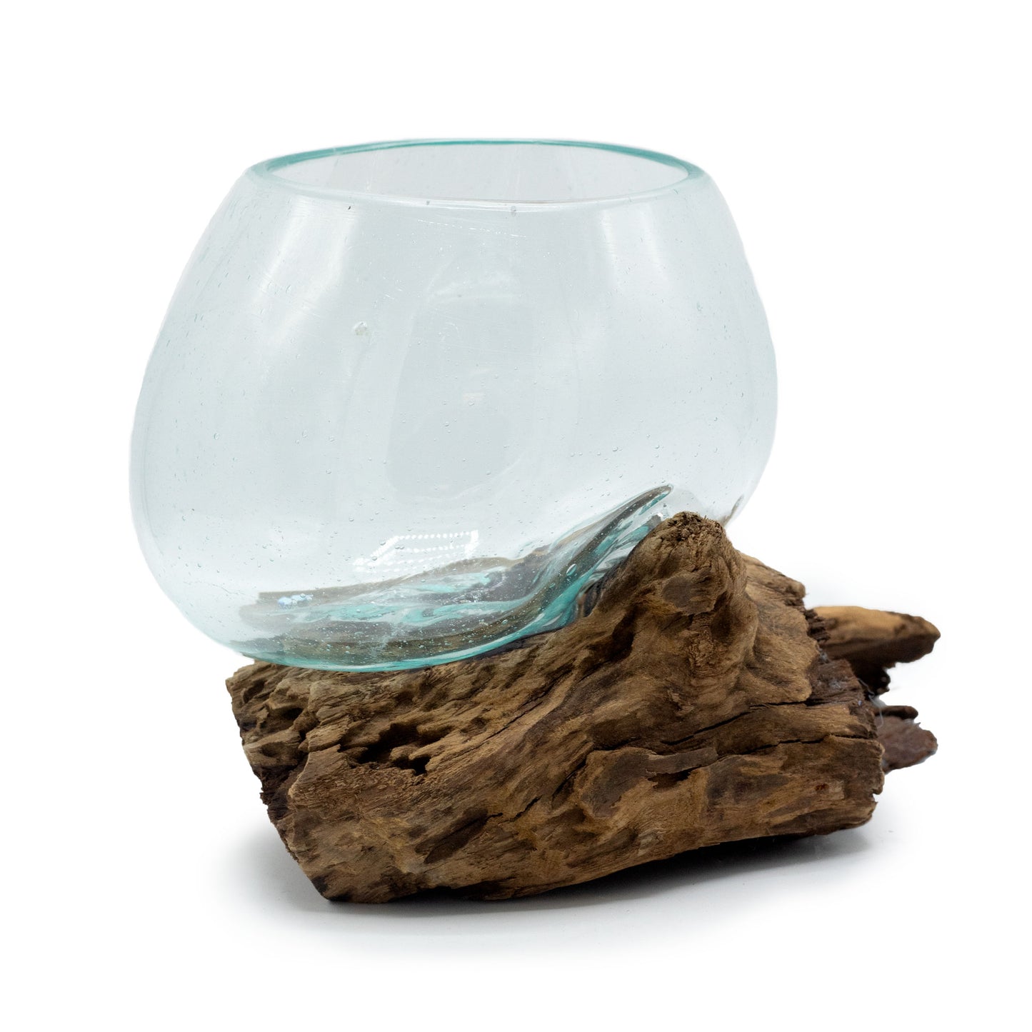 Verre fusionné sur bois - Bol moyen