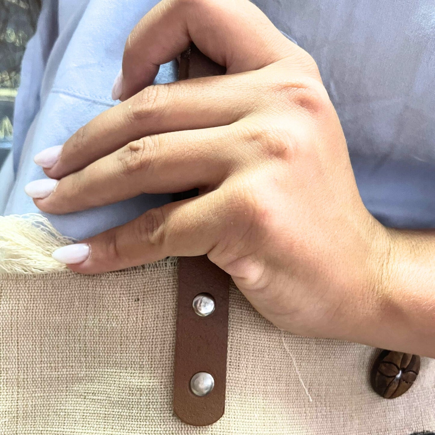 Sac à anse en cuir naturel - Inspiration