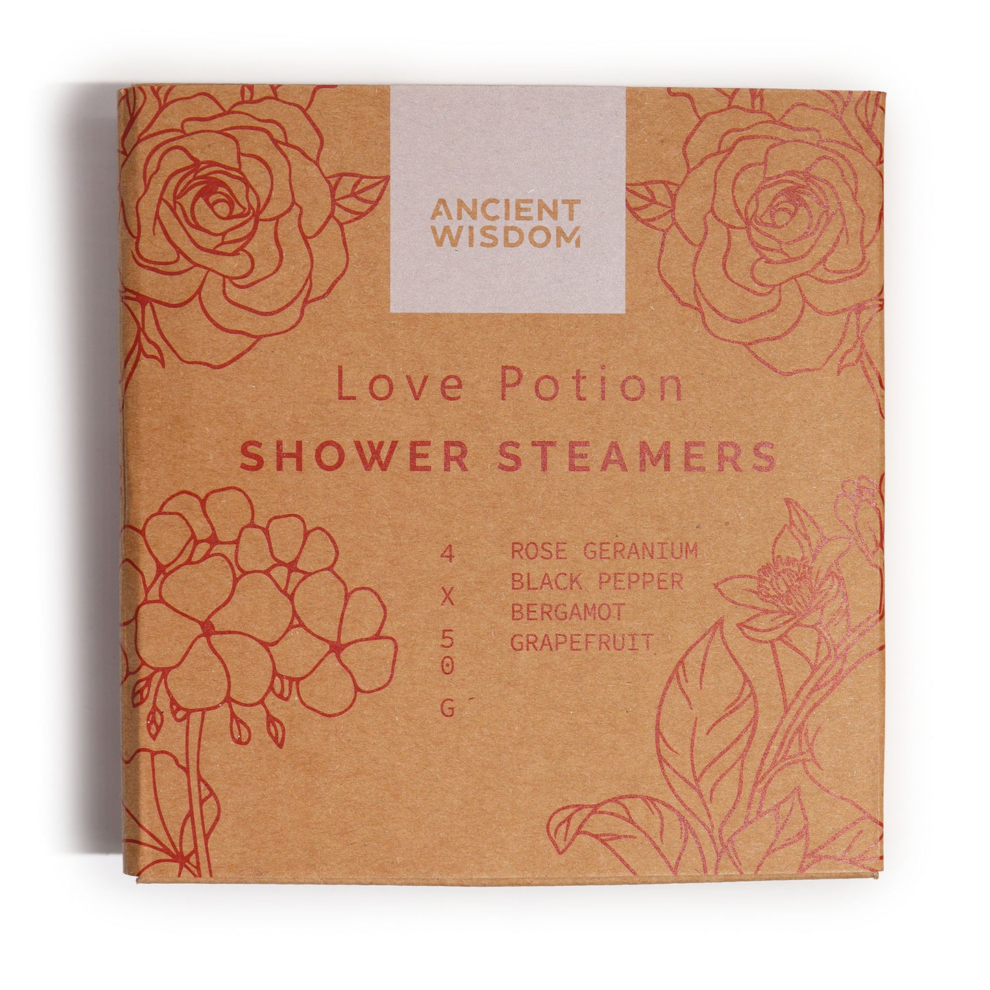Comprimés de douche Zen - Quatuor bien-être thérapeutique - Potion d'amour