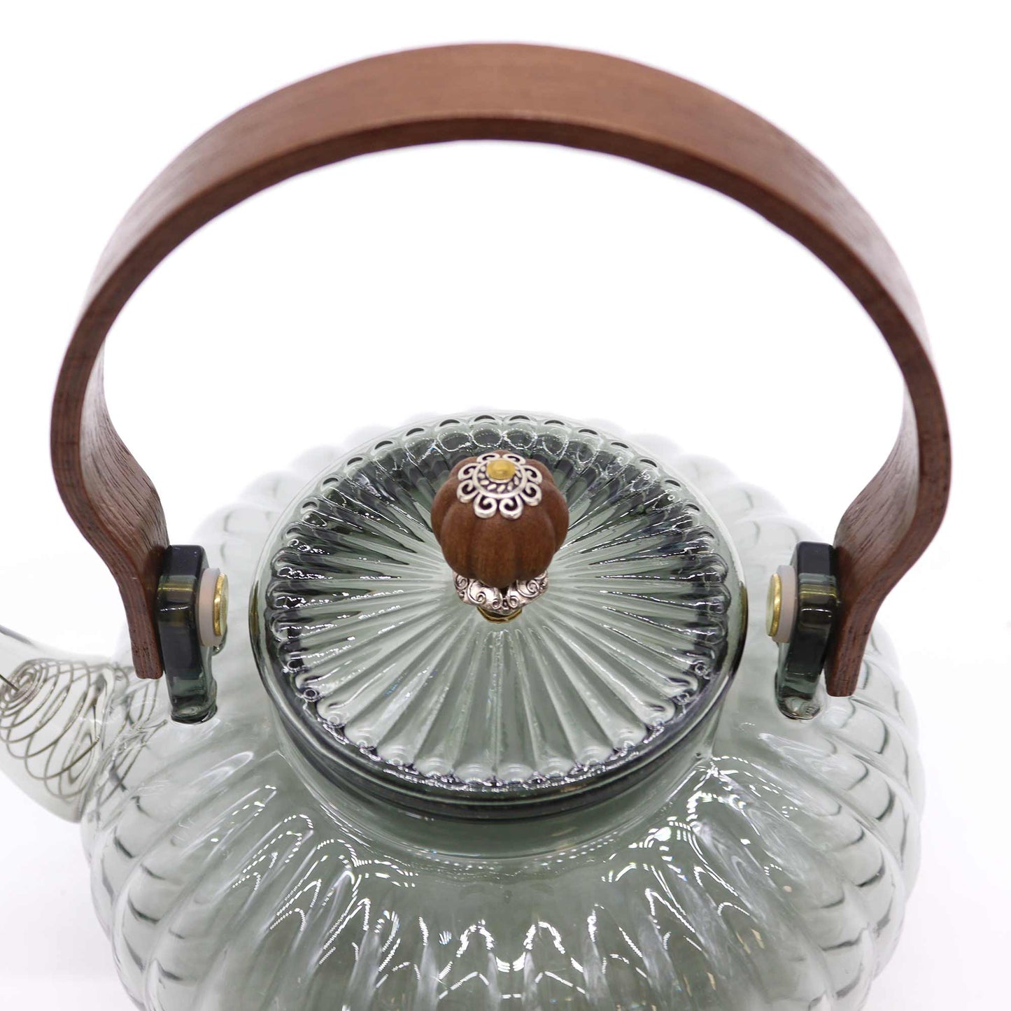 Théière en verre avec infuseur - Charbon nacré - 950 ml