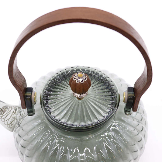 Théière en verre avec infuseur - Charbon nacré - 950 ml