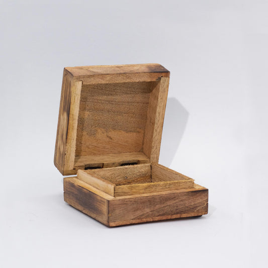 Petite boîte carrée émaillée 10x10x4,2cm - Oeil - HOP HARE