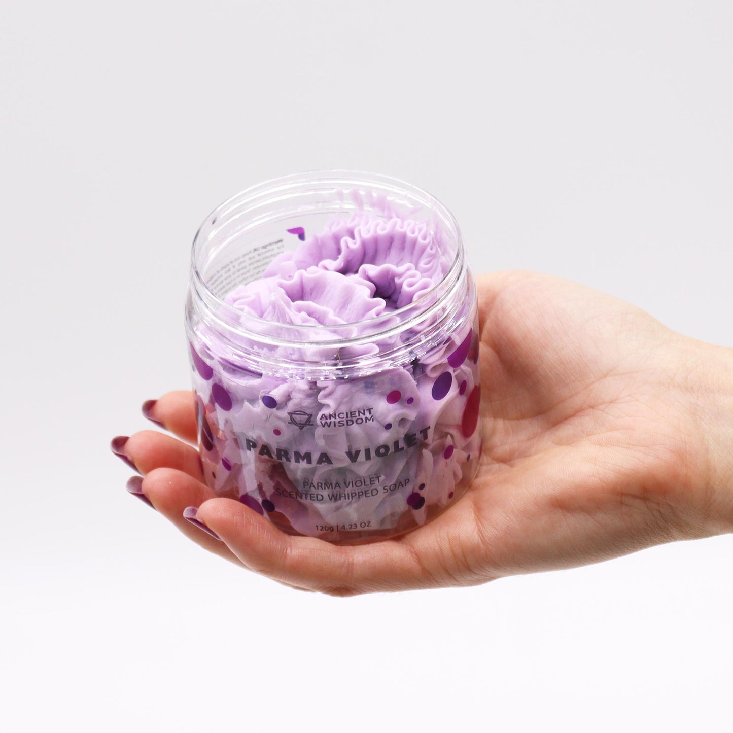 Savon crème fouettée à la violette de Parme 120 g