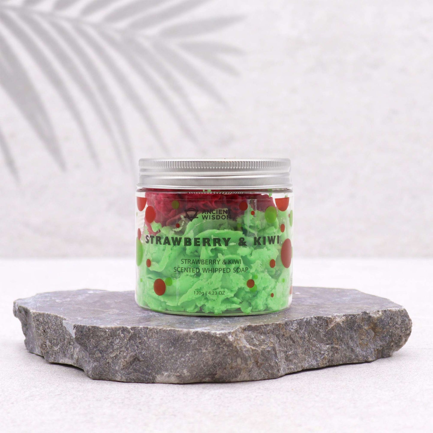 Savon à la crème fouettée fraise et kiwi 120 g
