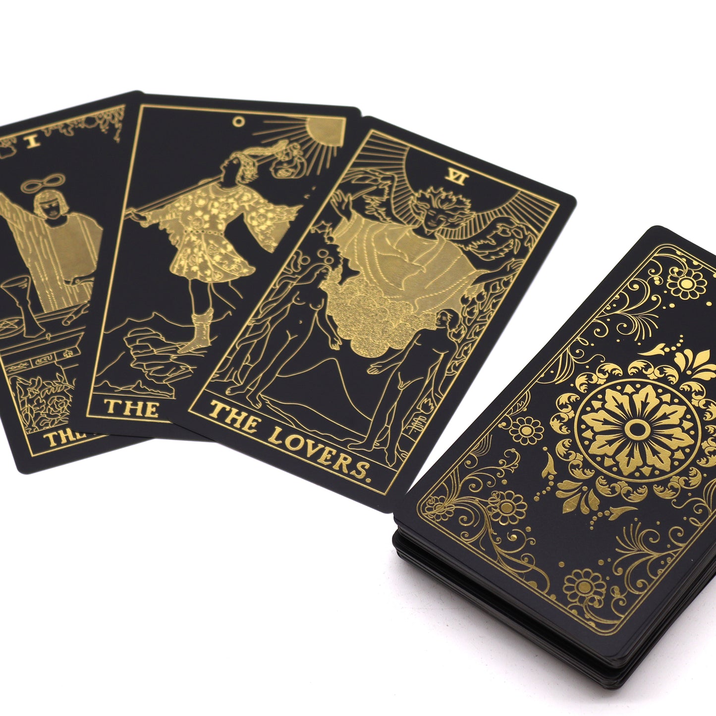Tarot d'or avec livre - Coffret cadeau