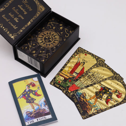 Tarot de la Feuille d'Or - Que la magie commence - Coffret cadeau