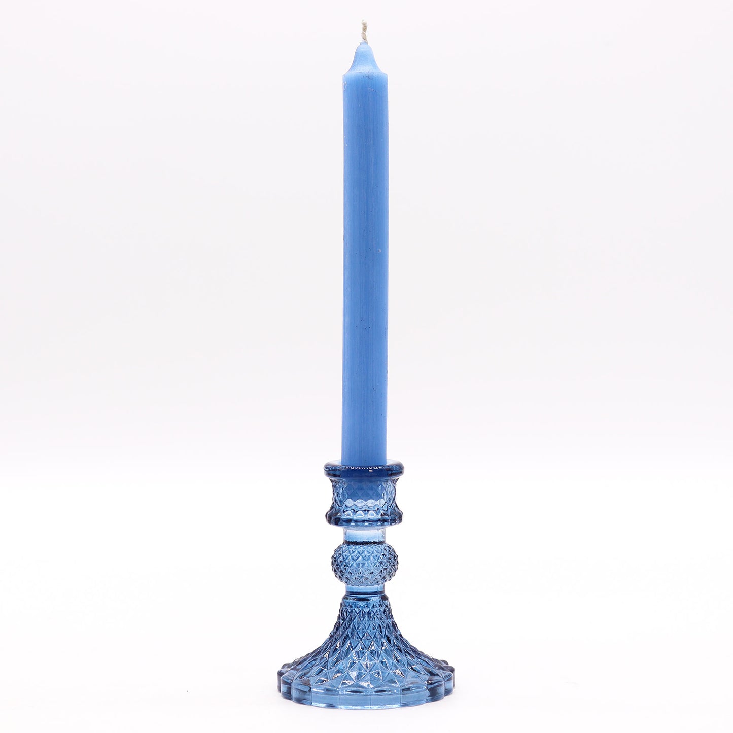 Bougeoir vintage bleu roi