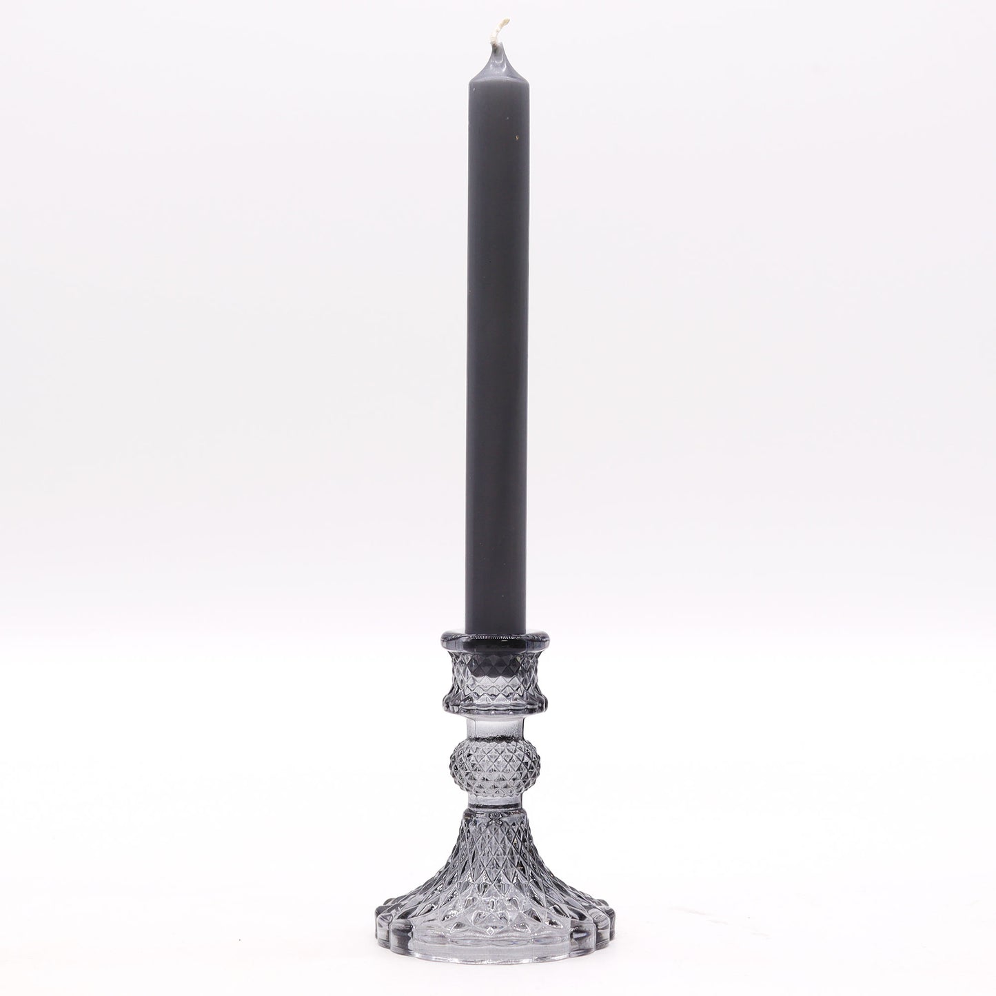 Bougeoir vintage gris nuit