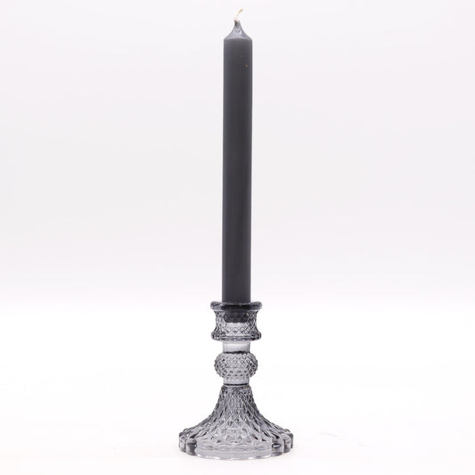 Bougeoir vintage gris nuit