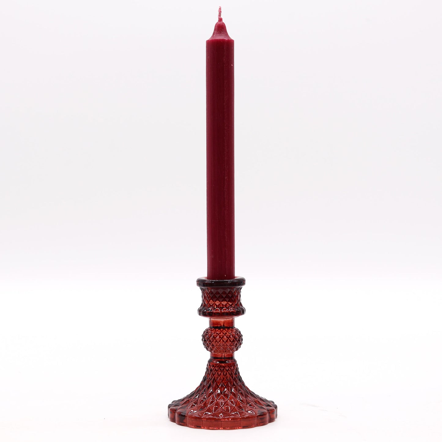 Bougeoir vintage pour dîner - Rouge vampire