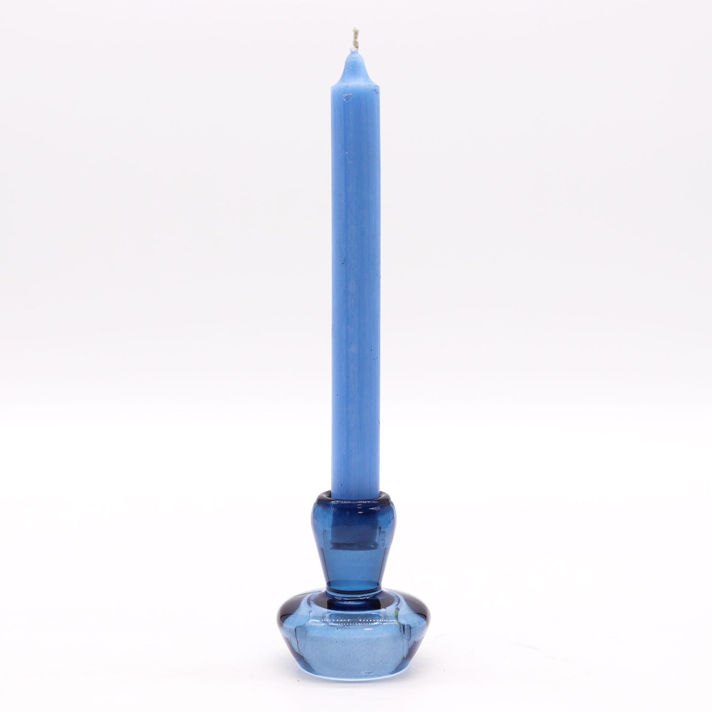 Bougeoir réversible en forme de champignon - Bleu roi