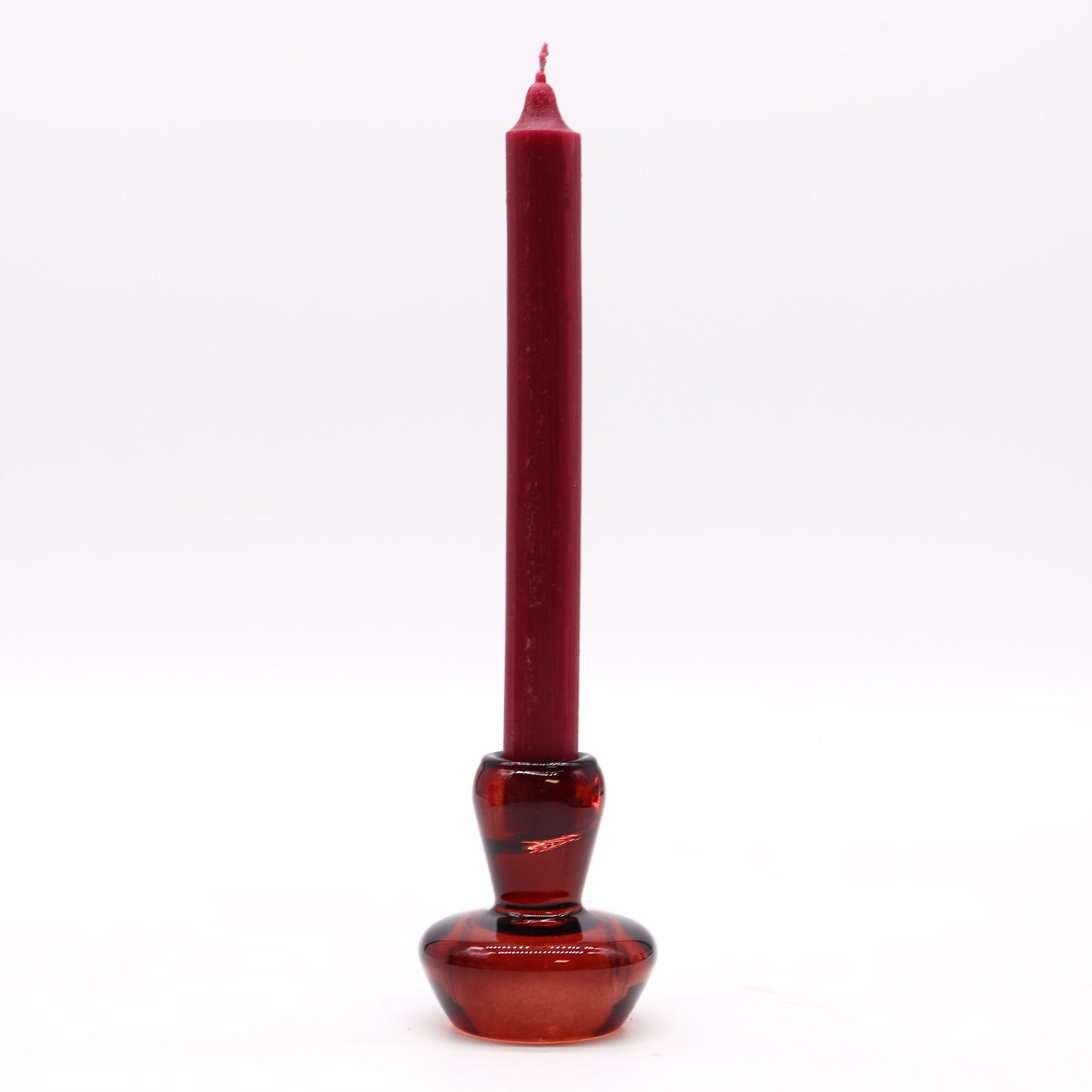 Bougeoir réversible en forme de champignon - Rouge vampire