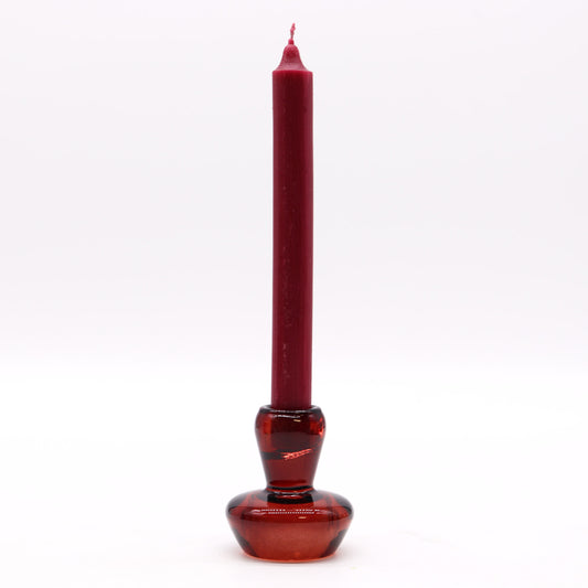 Bougeoir réversible en forme de champignon - Rouge vampire