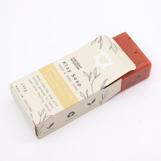 Savon à l'argile - Orange et gingembre