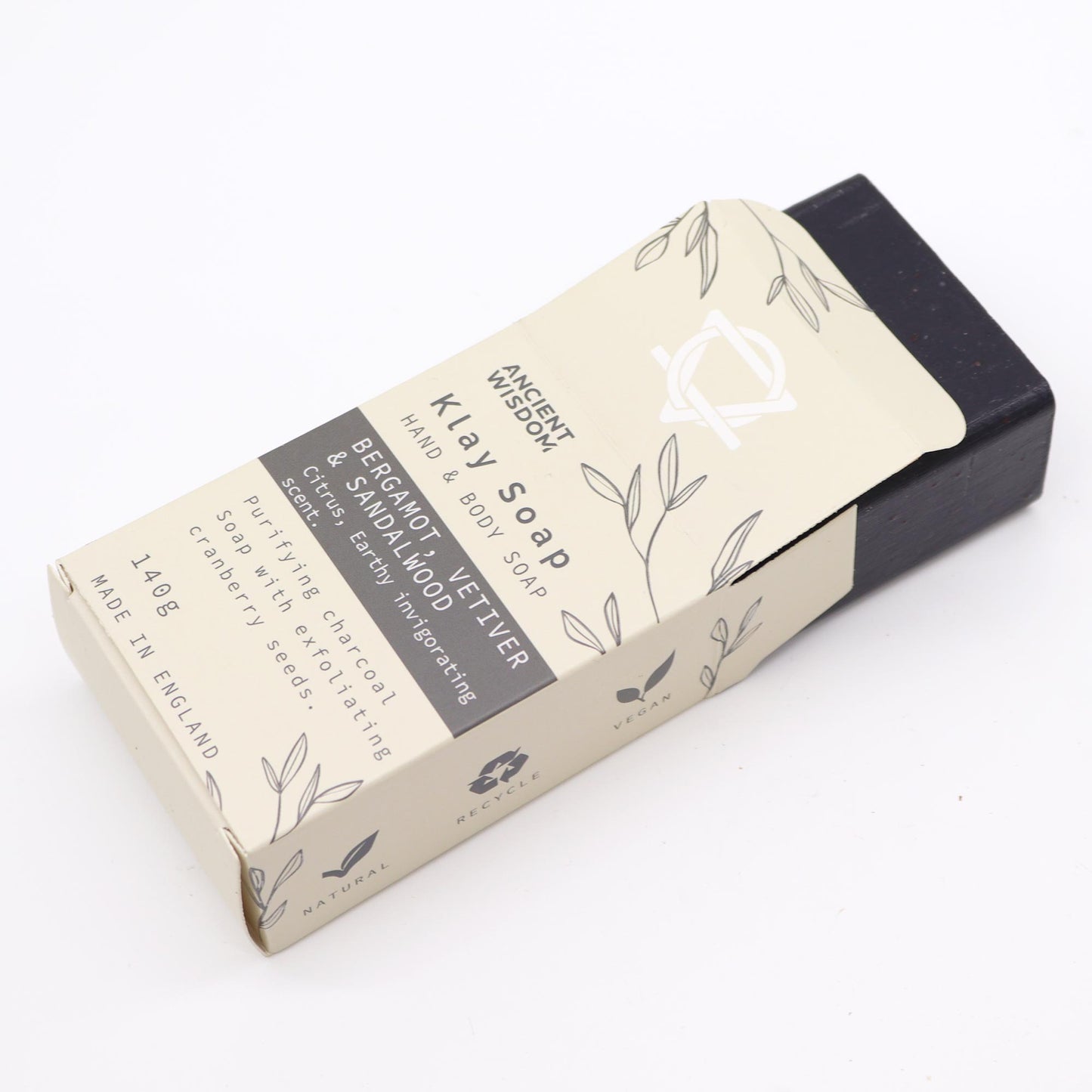 Savon à l'argile - Bergamote et bois de santal