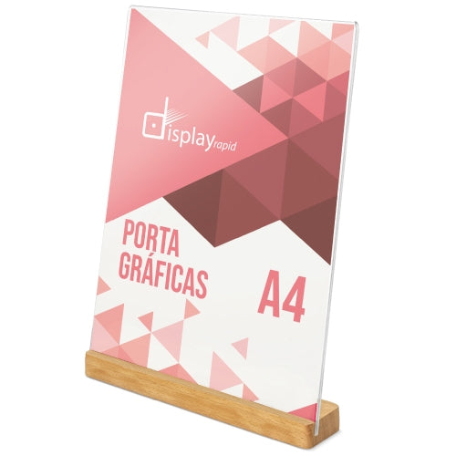 PORTE-CARTES A4 BASE BOIS "IZOR"