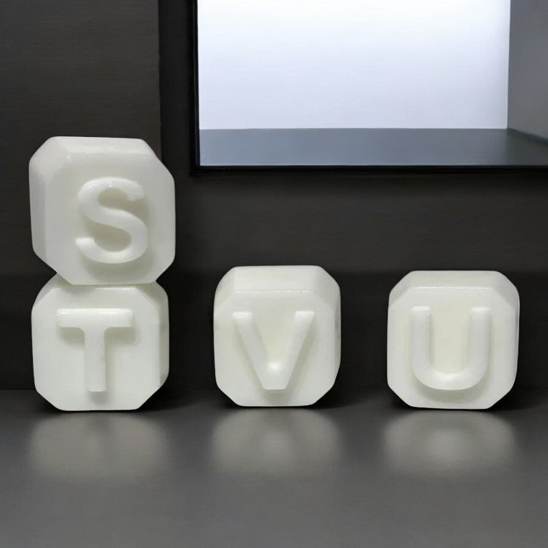 Savon décoratif avec lettres initiales (paquet de 10)