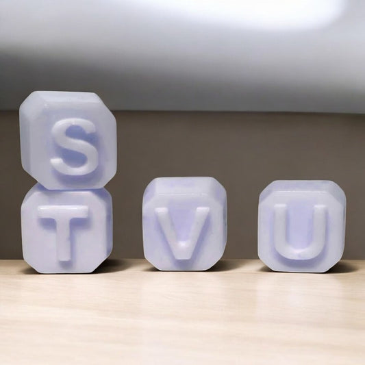 Savon décoratif avec lettres initiales (paquet de 10)