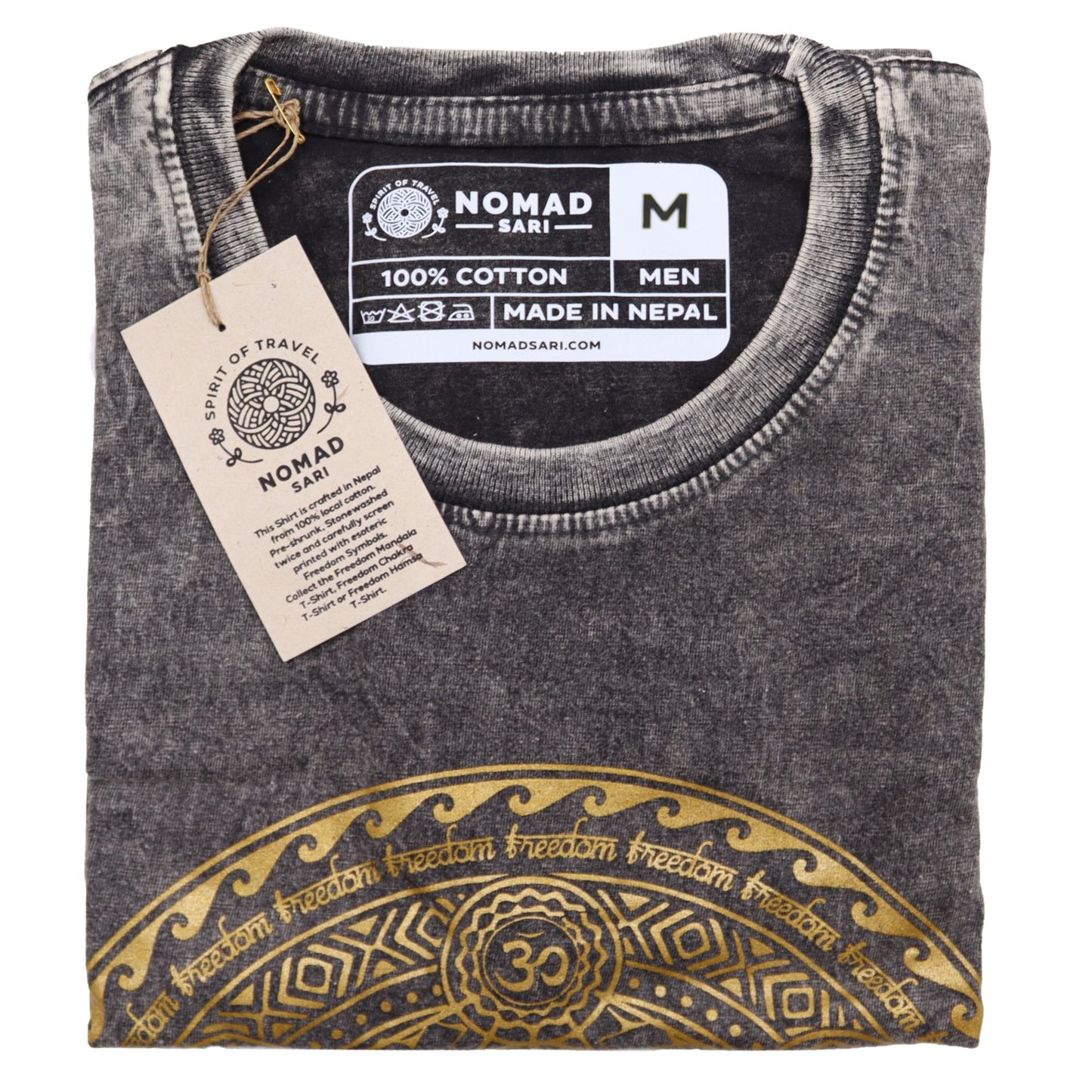 T-shirt Nomad Sari Small - Chakra - Gris foncé