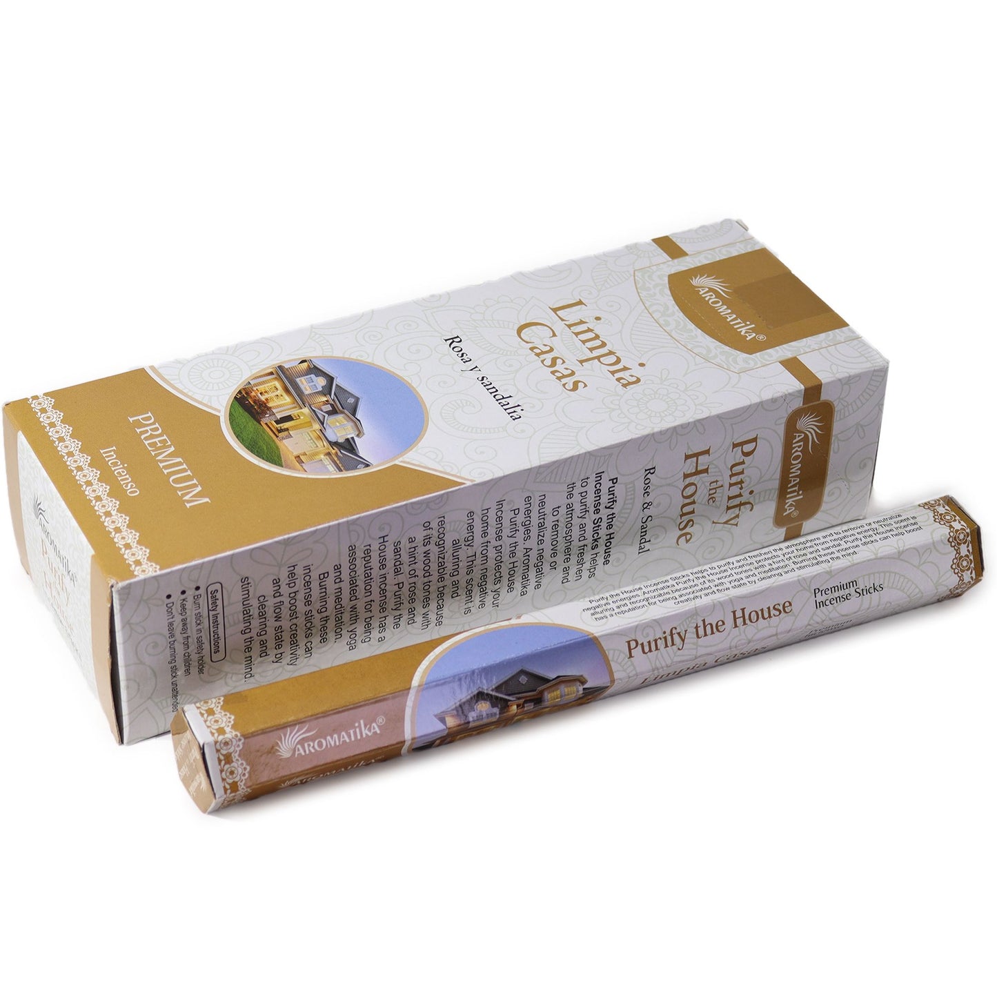 Encens hexagonal sans charbon Aromatika - Purifiez votre maison