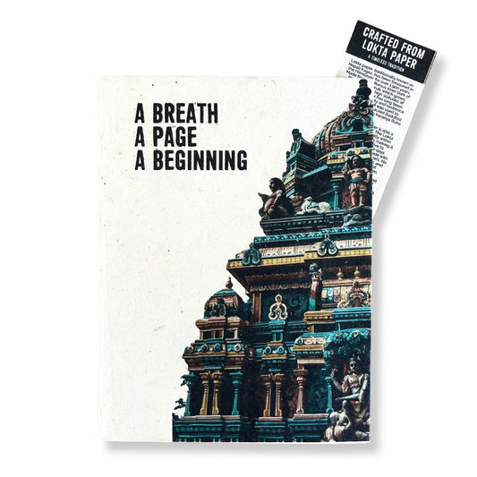 Grand carnet Lokta - A Breath - Comprend un marque-page