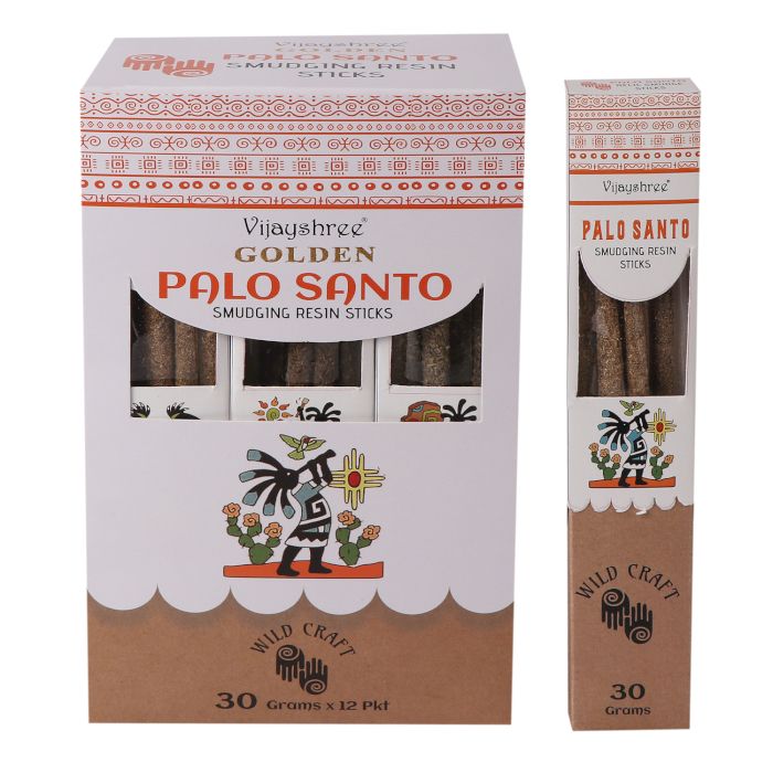 Bâtonnets de résine de maculage Golden Palo Santo 30 g (6 unités)