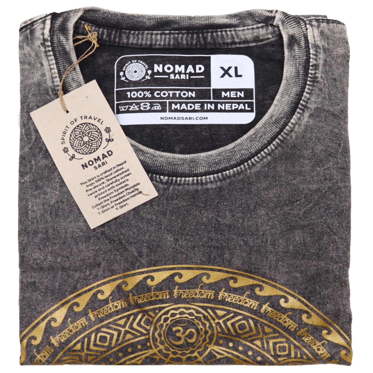 T-shirt Nomad Sari Small - Chakra - Gris foncé