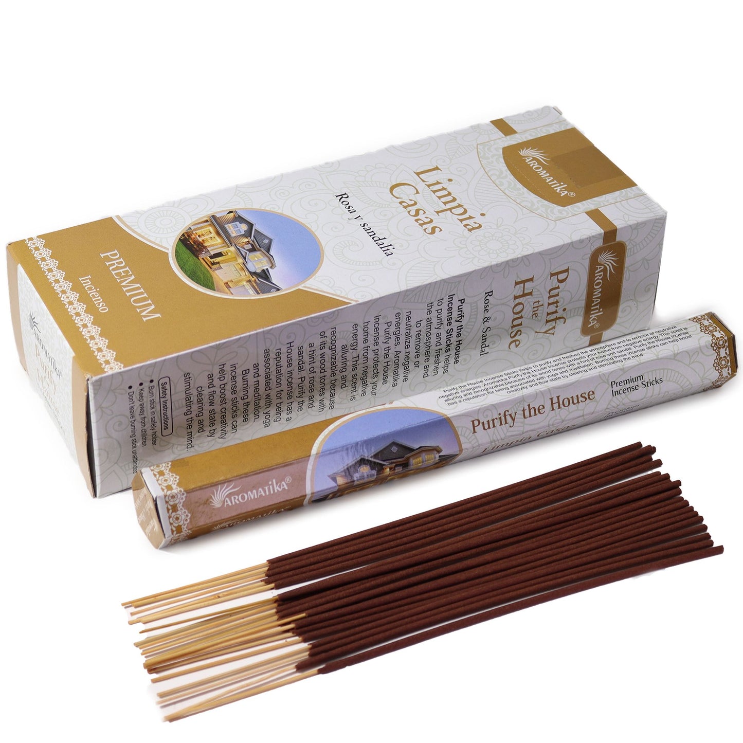 Encens hexagonal sans charbon Aromatika - Purifiez votre maison