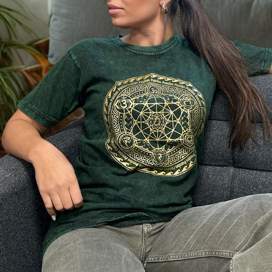 T-shirt oversize Nomad Sari - Chakra - Vert