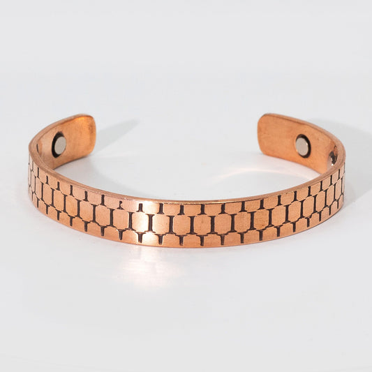Bracelets en cuivre massif pour hommes avec aimants (assortiment)
