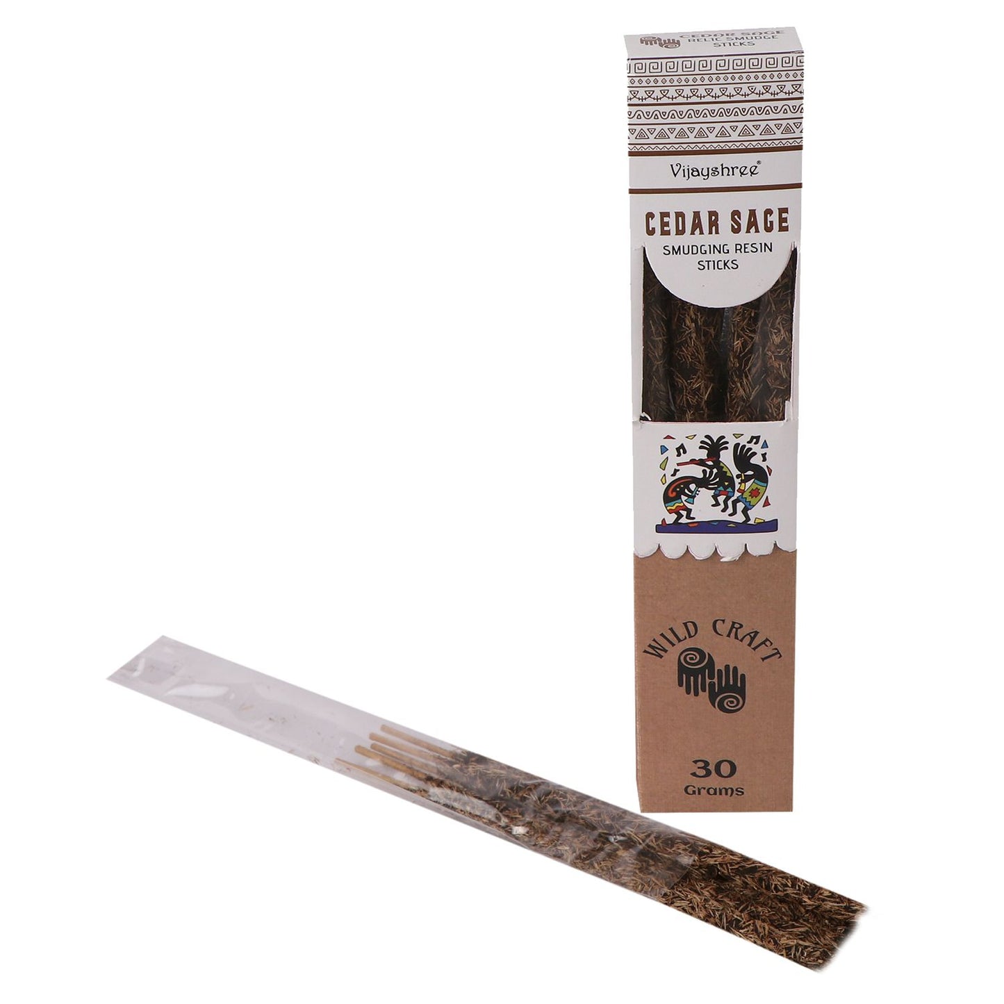 Bâtonnets de résine de maculage à la sauge et au cèdre doré 30 g (6 unités)